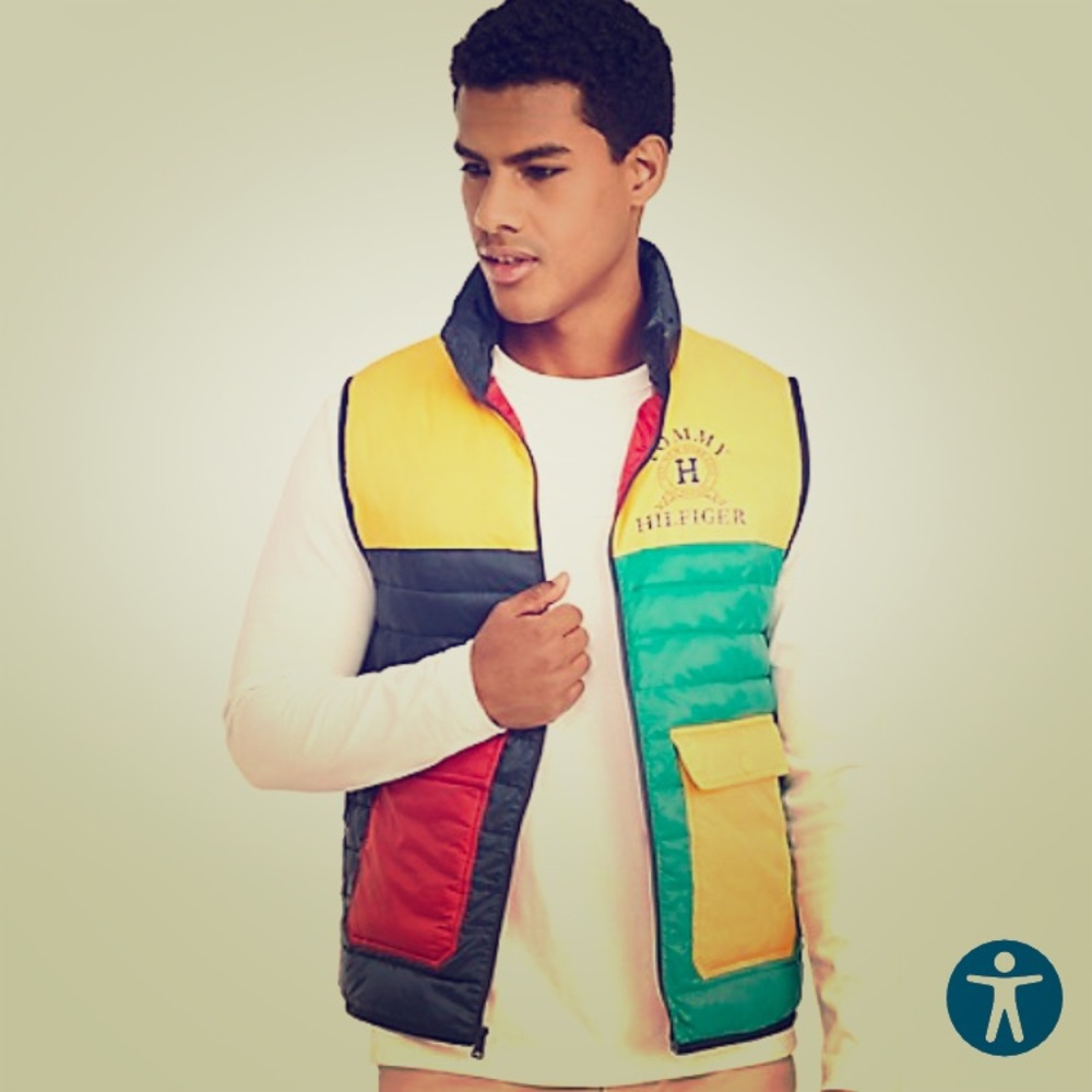 Tommy Hilfiger Men's Colorblock Puffer Vest